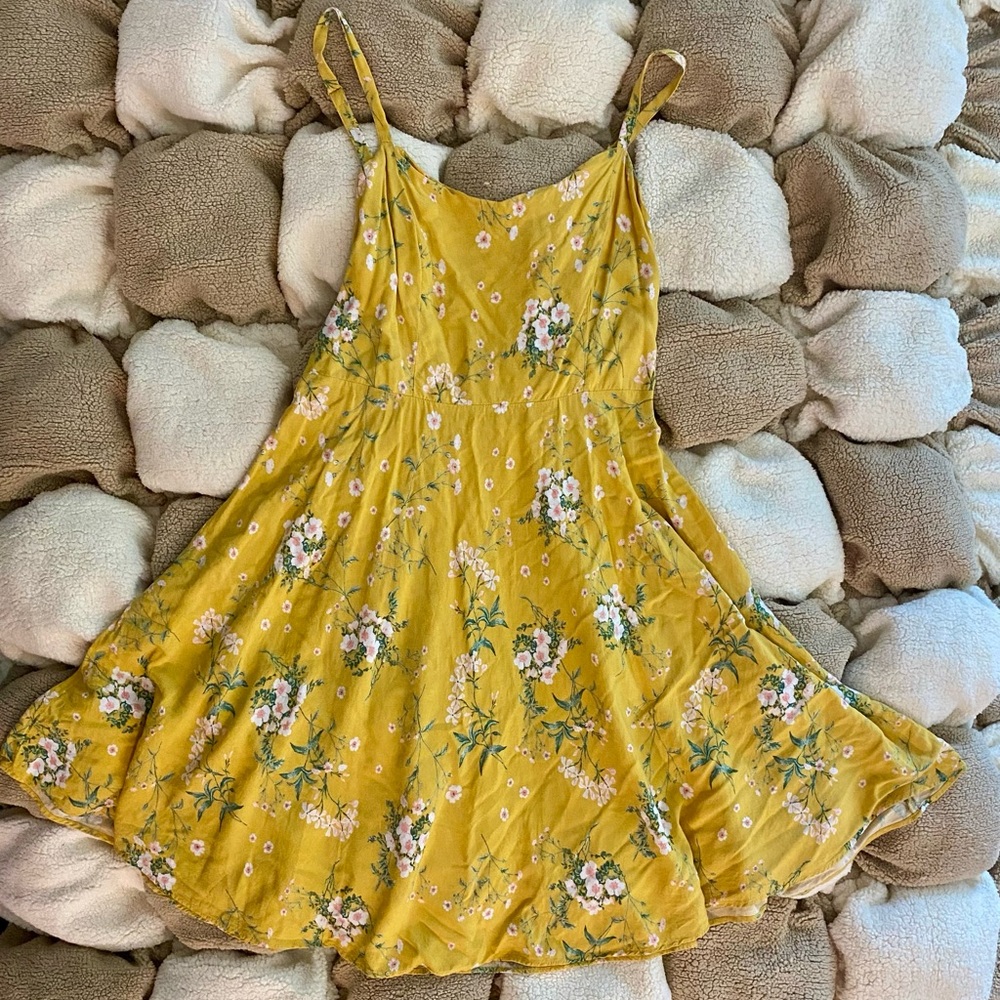 Floral Yellow Sundress